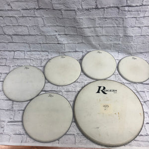 Vintage Rogers Drum Head Lot