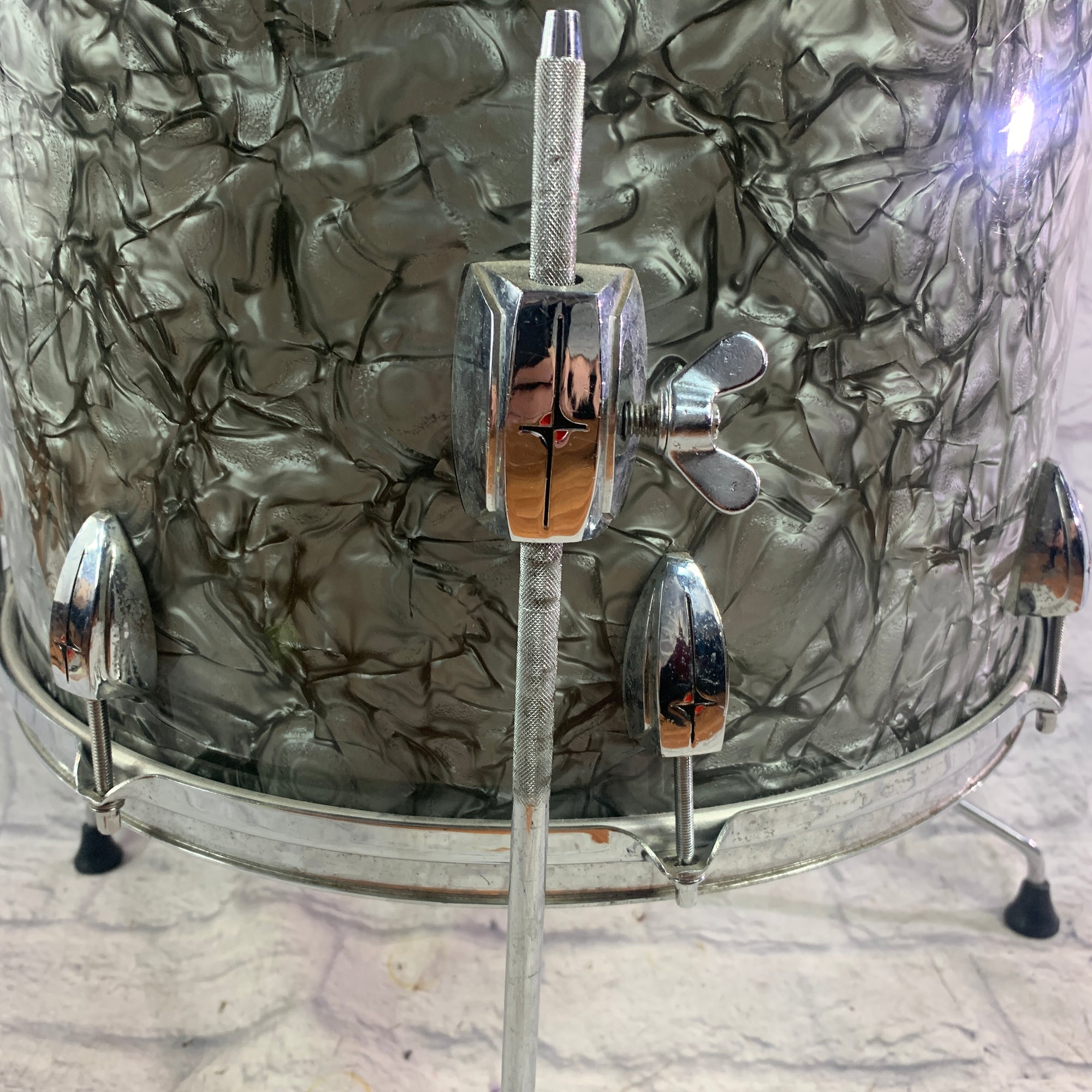 Kawai and Sons Black Diamond Pearl Floor Tom 16