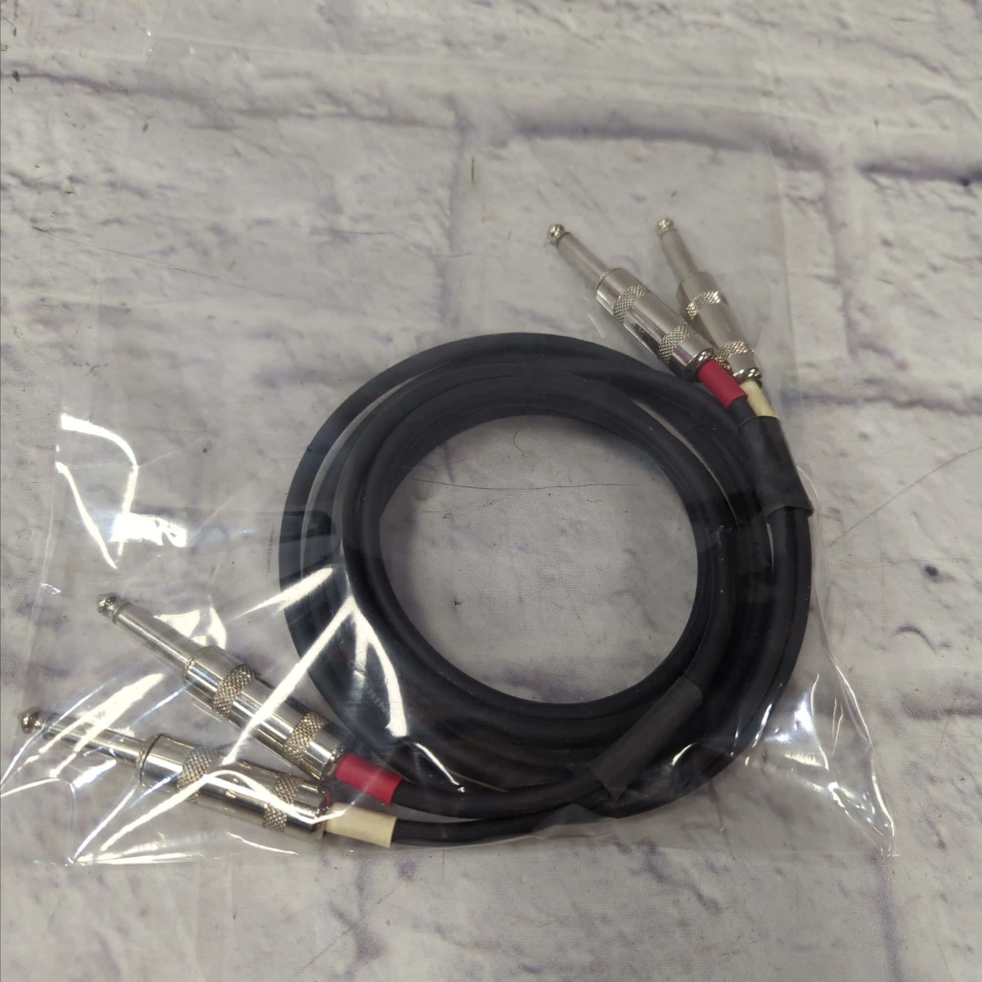 VTG Audio Low Noise Hi-Impedance Dual Dubbing Cable Dual 1/4 to Dual 1/4 - 6'