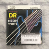DR Neon White Coated Lite Electric Guitar Strings 10-46
