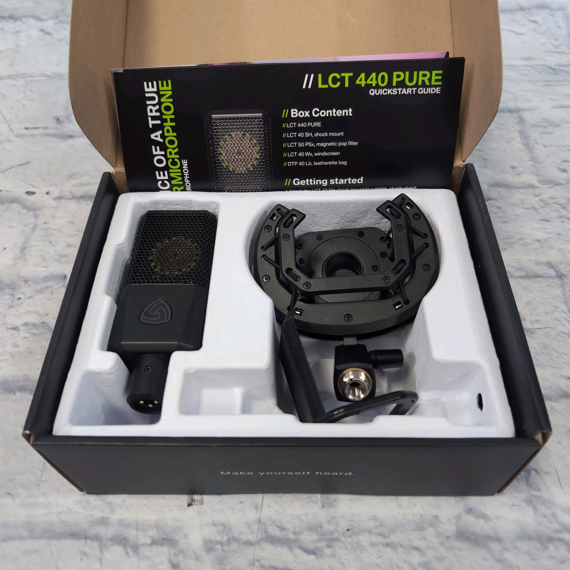 Lewitt LCT440 Pure Condenser Mic with Shockmount
