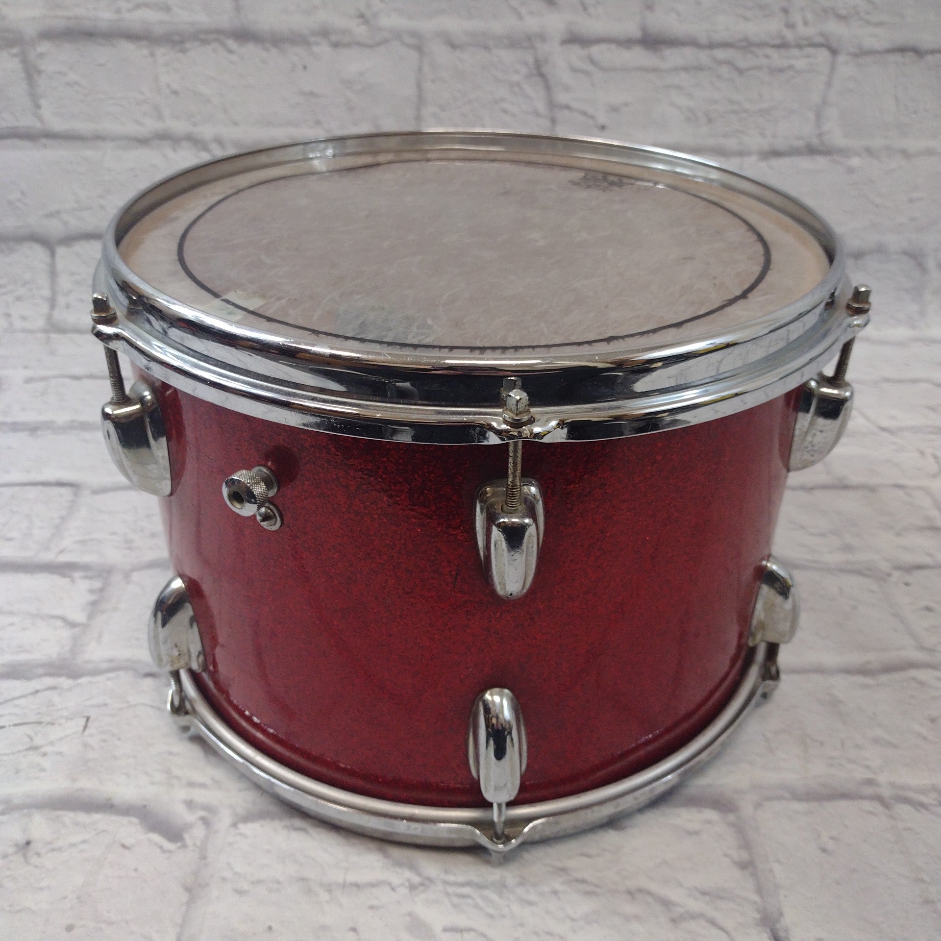 Slingerland Vintage 1960s 13x9 Red Sparkle Rack Tom
