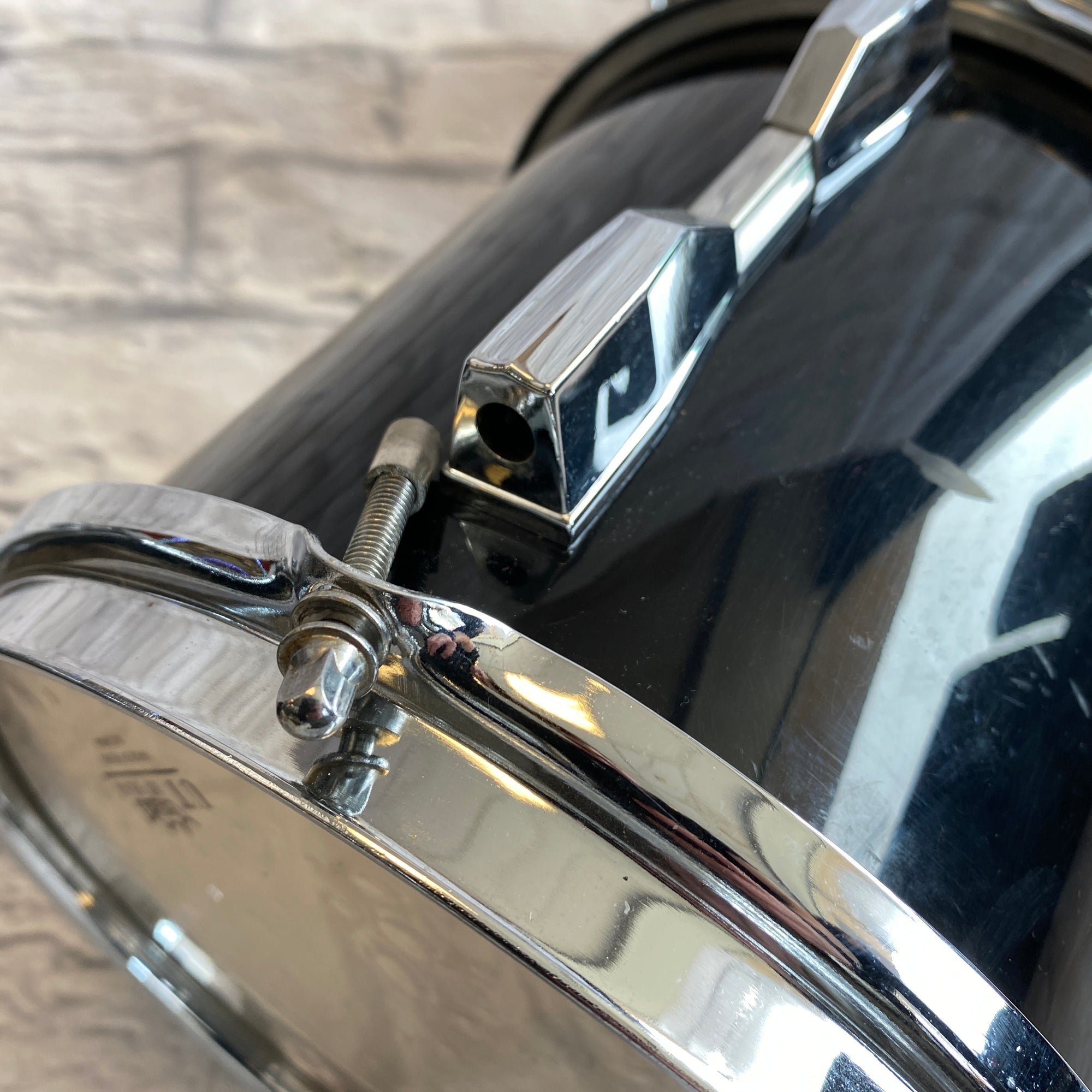 1990s Pearl Export Series 7pc Drum Kit Black