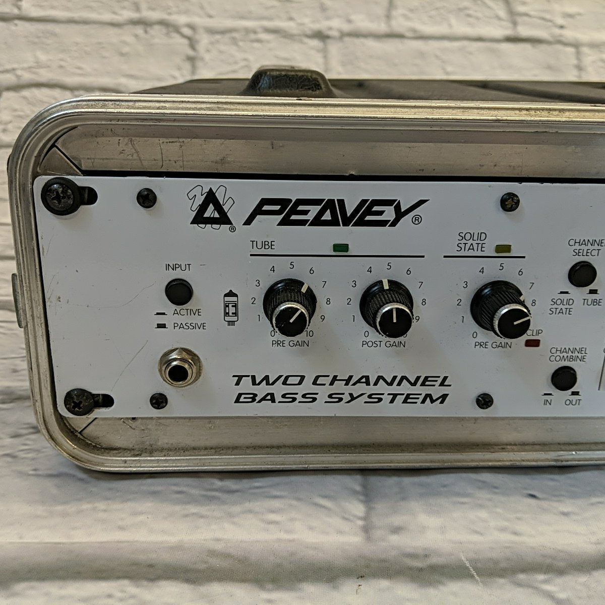 Peavey T-Max 500 Watt Rack Bass Amplifier Head USA 2 Channel Tube Solid  State w/ SKB Rack Case
