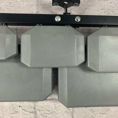 LP Latin Percussion Granite Blocks 5 Pc Set with Mount