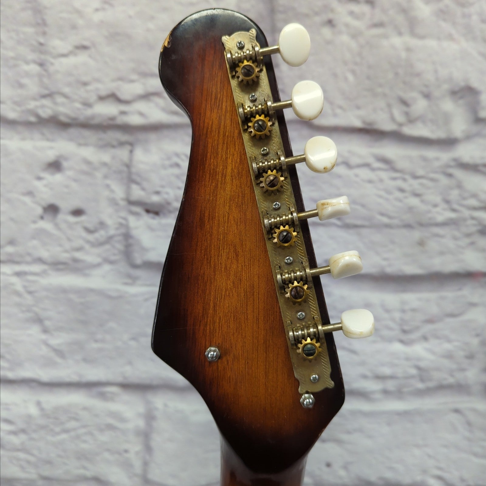 Vintage 1960s Teisco St. George Semi Hollow Project Electric Guitar MIJ Japan