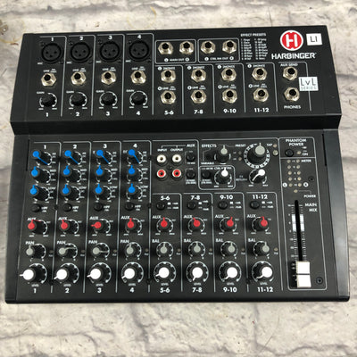 Harbinger L1202FX 12 Channel Passive Mixer with Effects Power Amp