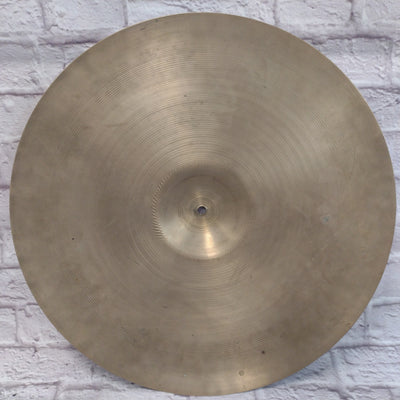 Zildjian Vintage 1960s 22 Avedis Ride Cymbal Keyholed