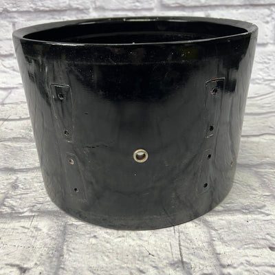 Unknown Black Lacquer 13x9 Rack Tom Snare Conversion AS IS