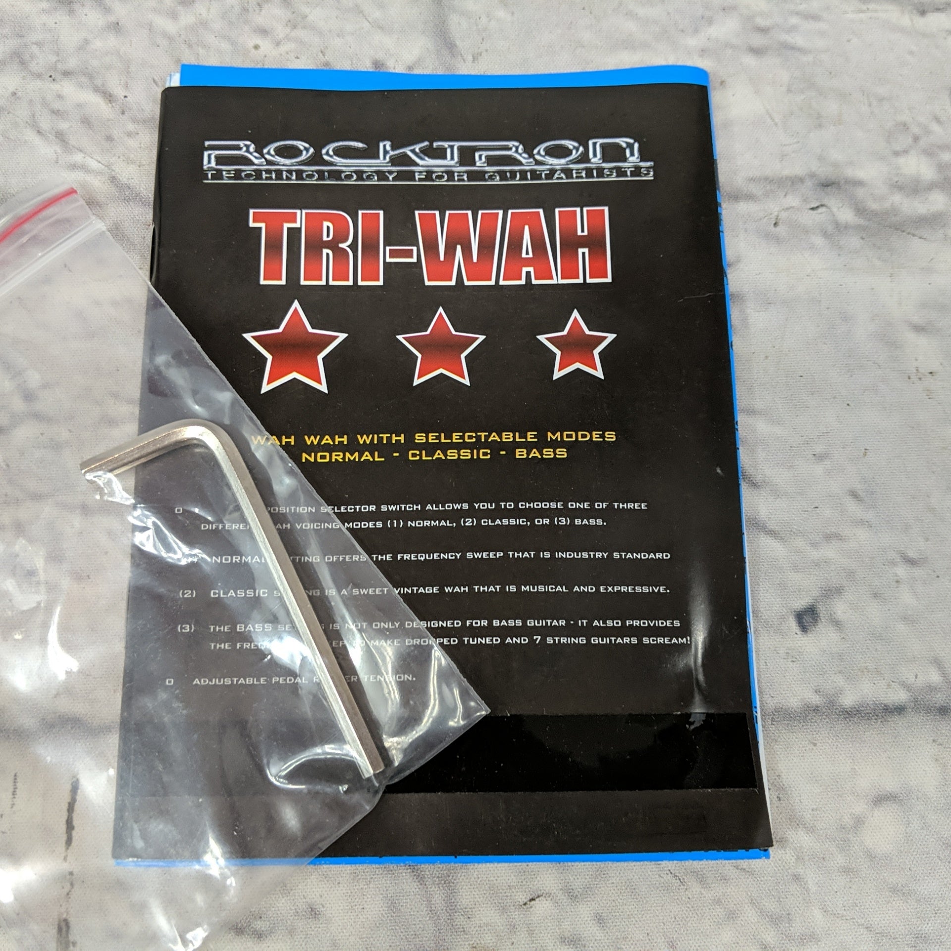 Rocktron Tri-Wah Pedal - New Old Stock! - Evolution Music
