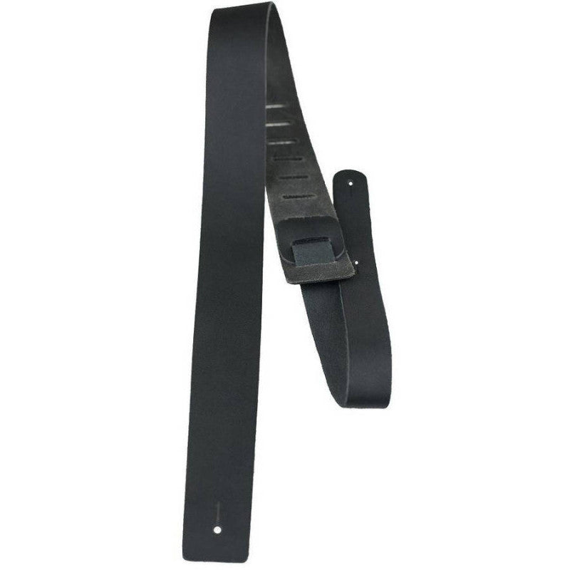 Perris 2" Basic Leather Black Guitar Strap, Fully Adjustable