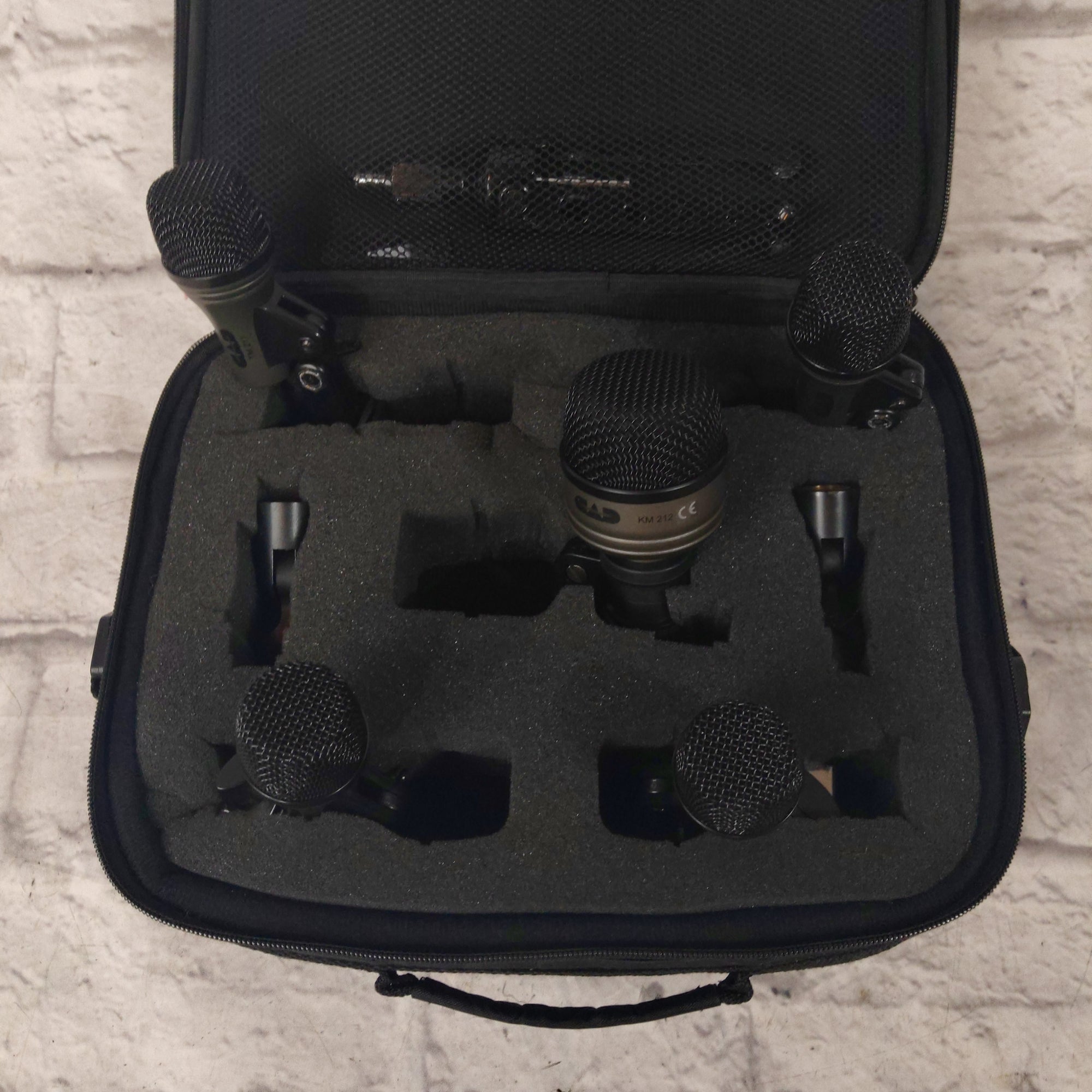 CAD Pro-7 7pc Drum Mic Set - KM212 Kick, 3 TM211 Tom, 2 CM217 Overheads, SN210 Snare