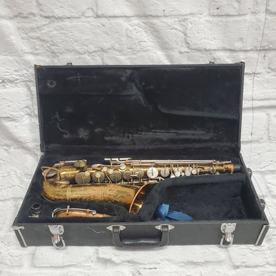 Vintage Elkhart Indiana Alto Saxophone in Alpine Case