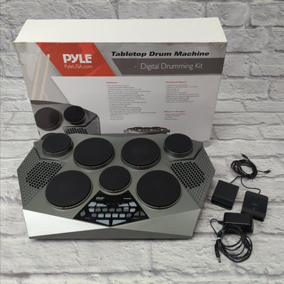 Pyle PTED06 Tabletop Drum Machine Electronic Drum Pads