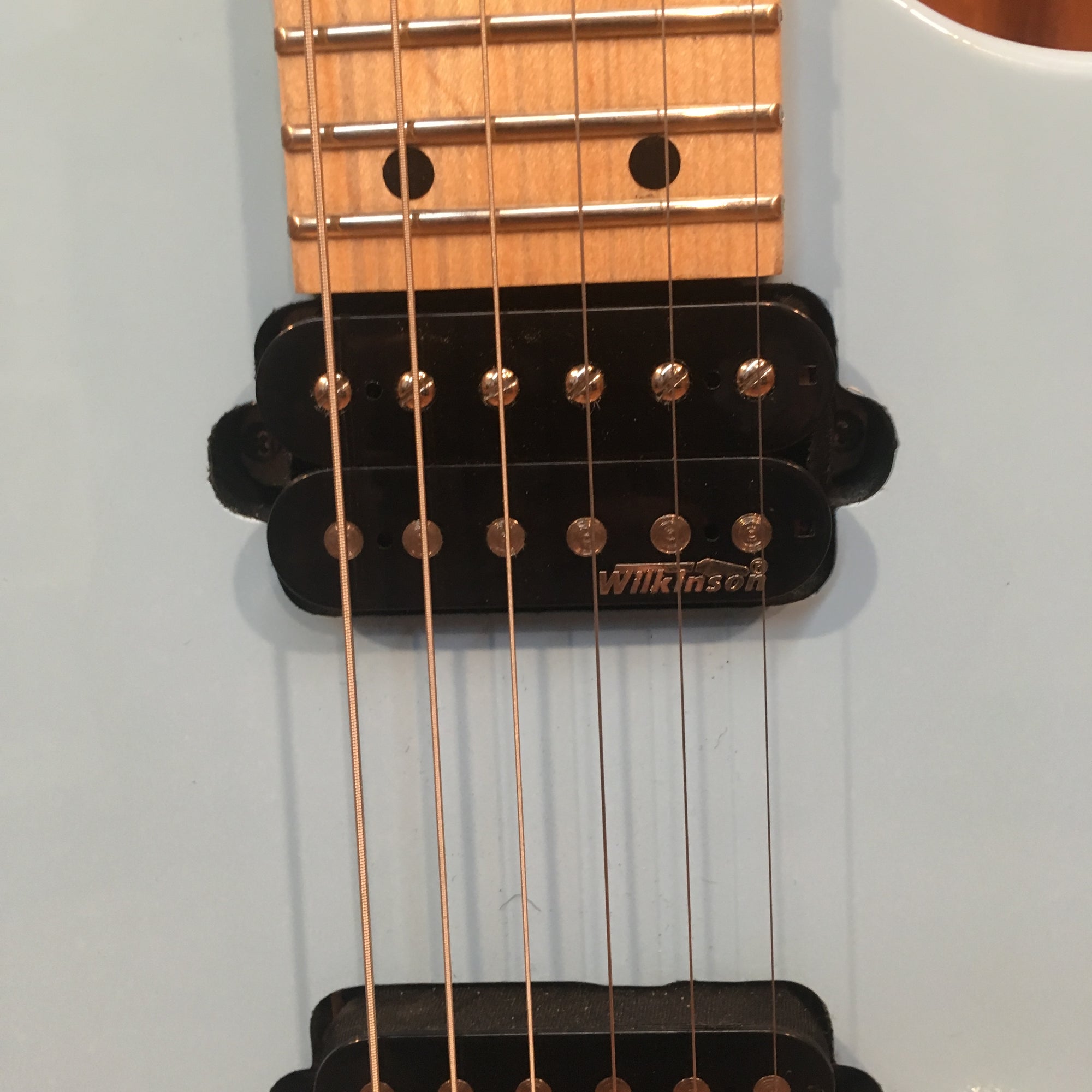 ** Vintage (brand) V6 M24LB Blue Electric Guitar