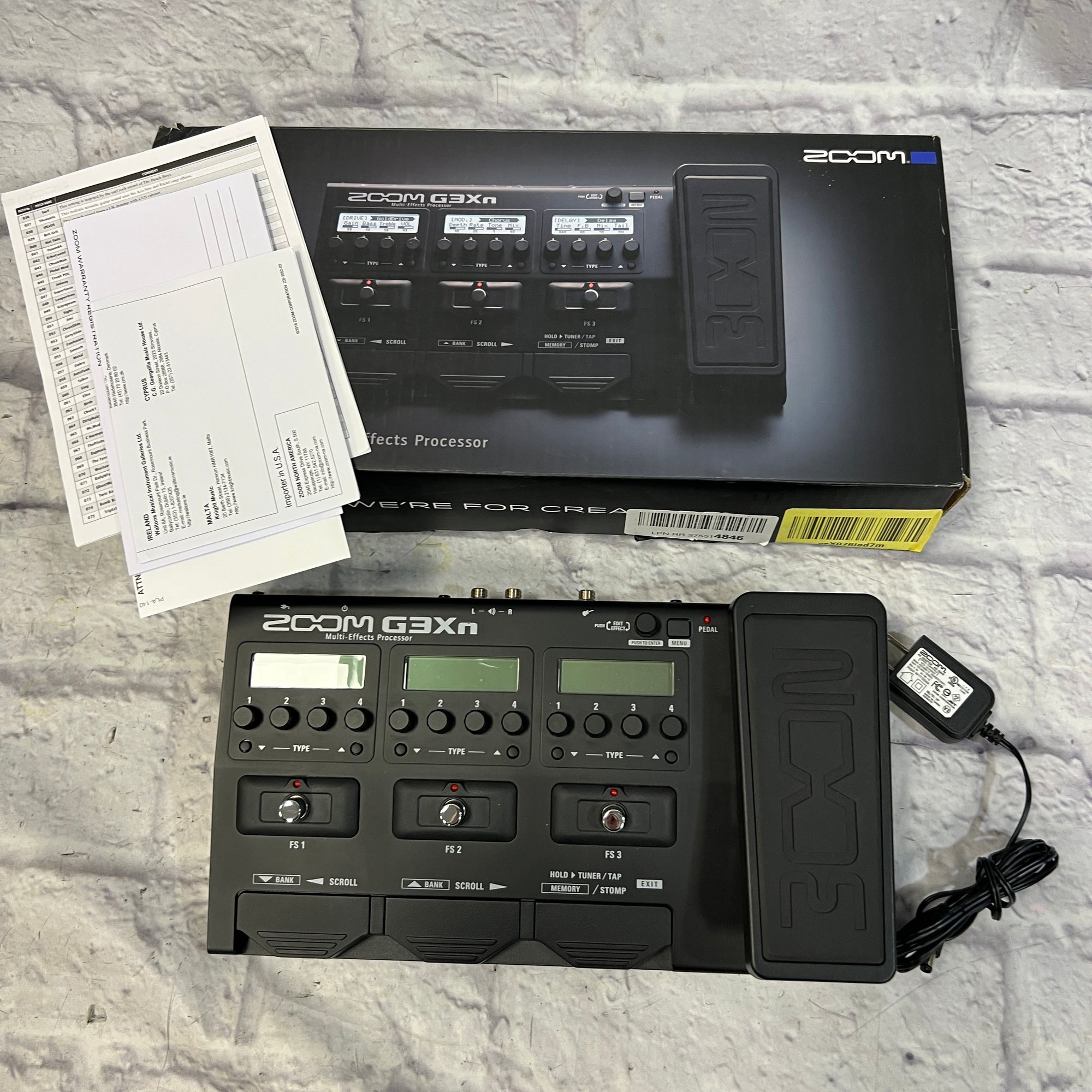 Zoom G3XN Multieffects Pedal