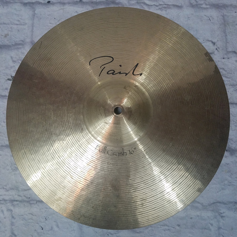 Paiste 16" Full Crash Cymbal