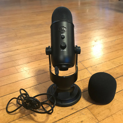 Blue Yeti Microphone - Black with Foam Windscreen