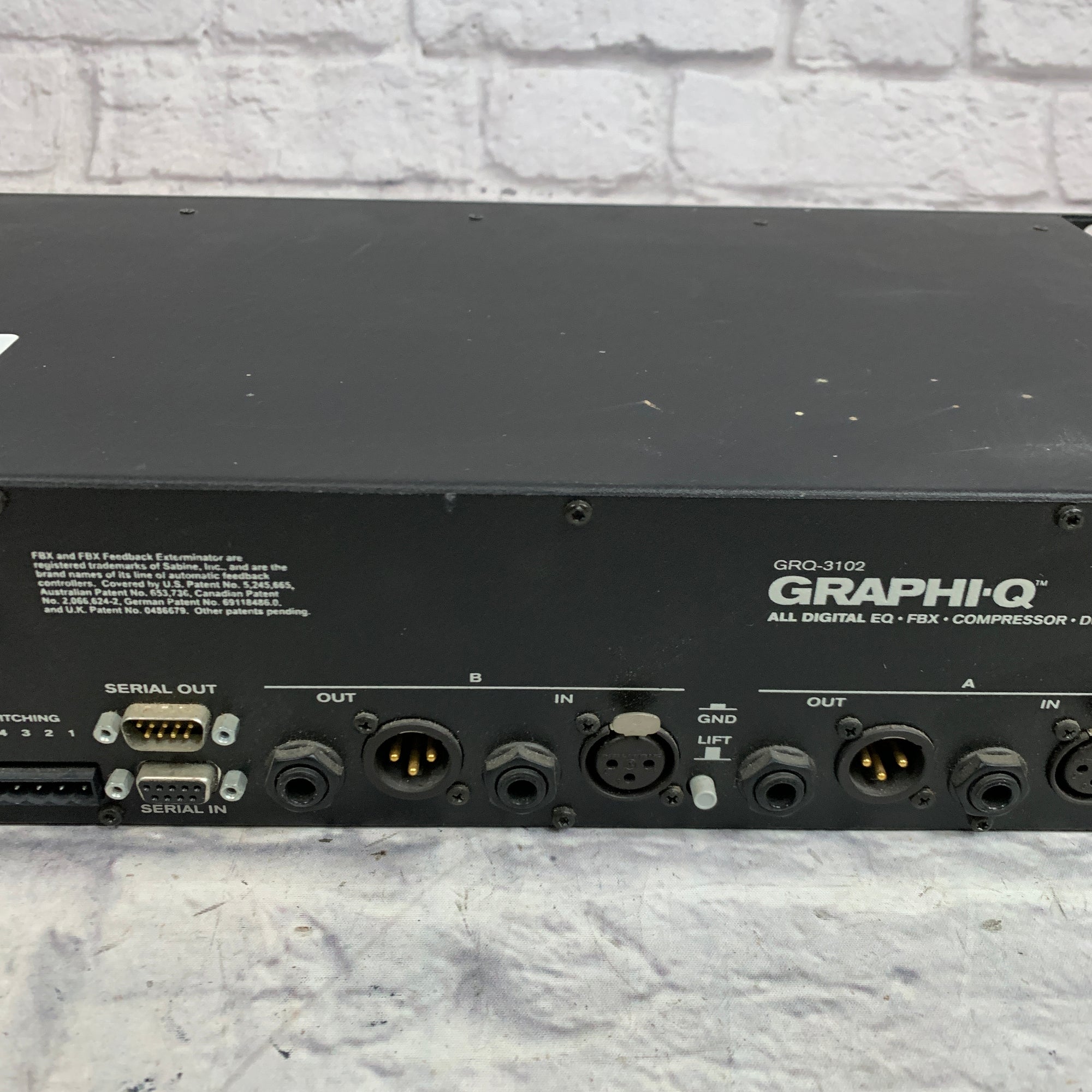 人気人気SALESABINE GRAPHI-Q GRQ-3102 デジタルイコライザー 配信機器・PA機器・レコーディング機器