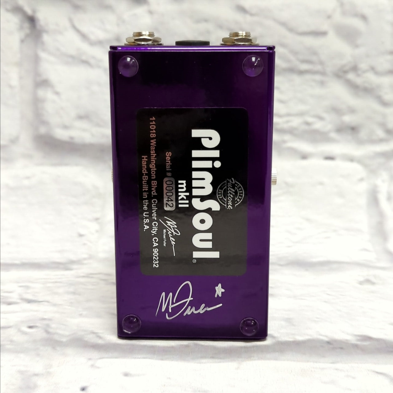 Fulltone PlimSoul MKII Overdrive Distortion Pedal - Custom Shop Purple