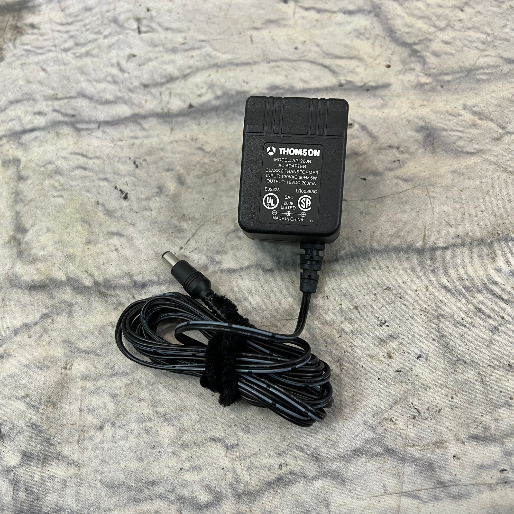 Thomson A21220N 12V DC Center Positive 200mA Power Supply