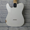 Fender Player telecaster white with cowboy pickguard