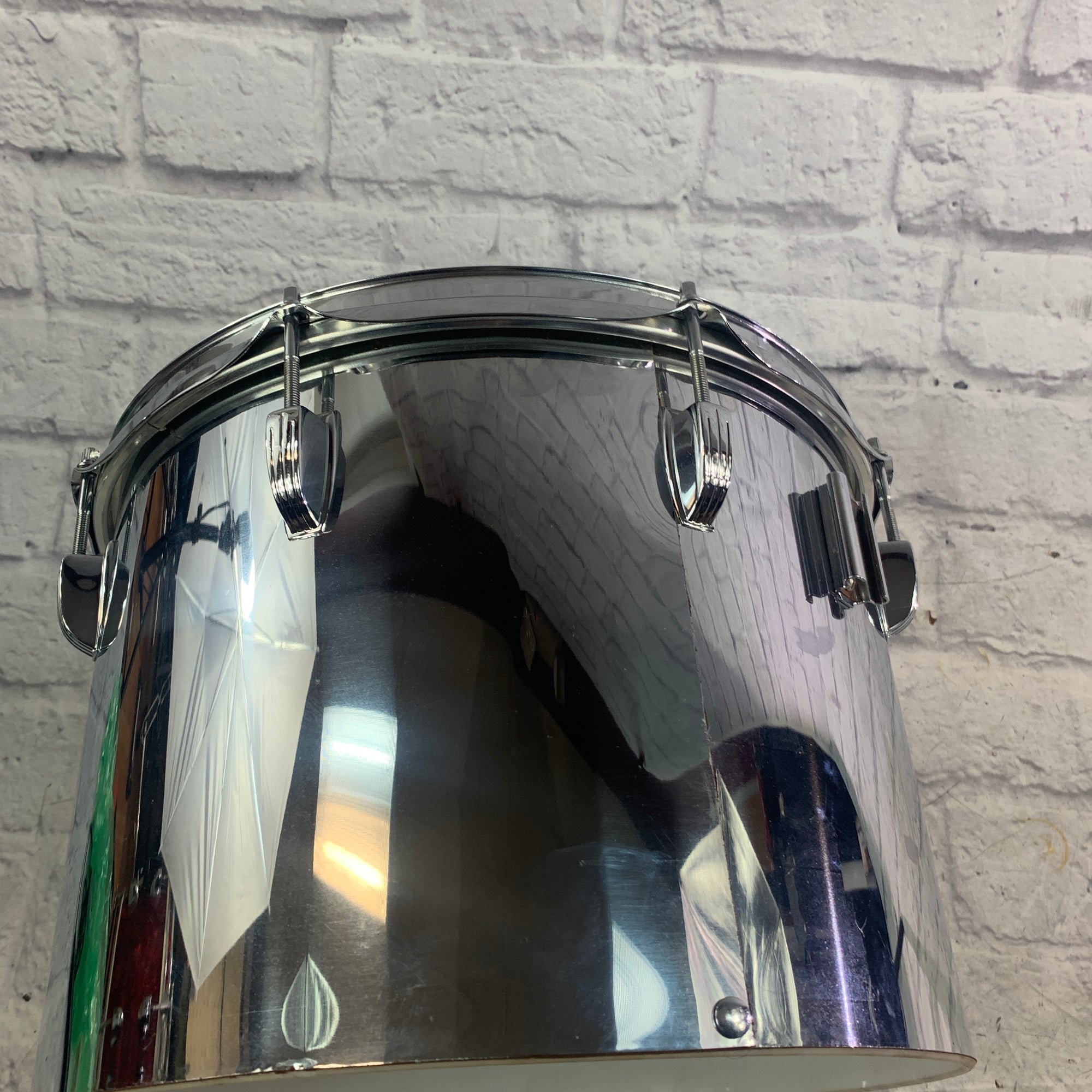 Ludwig 14 Chrome Over Vistalite Tom