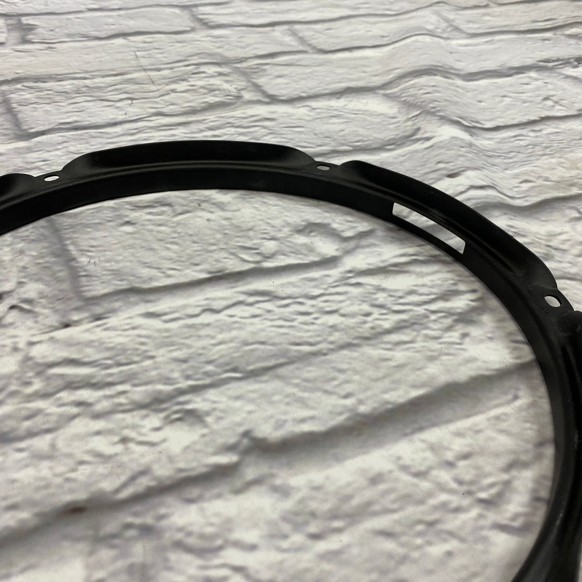 6-Lug 12" Black Drum Hoop Pair