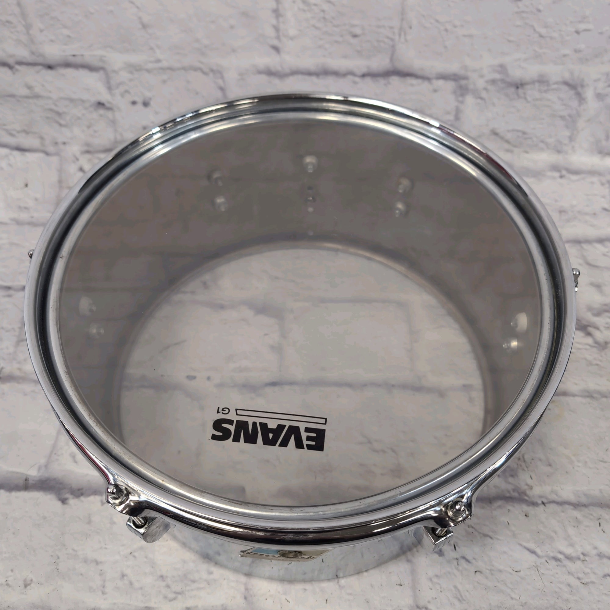 Ludwig Vintage 13 Single Timbale Blue Olive Badge