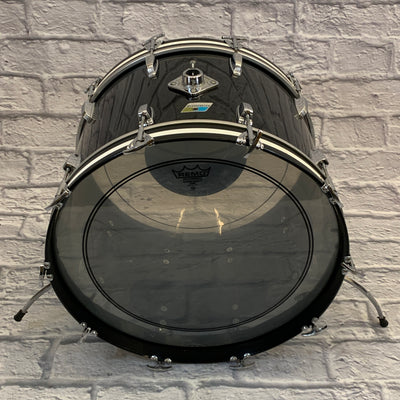 1970s Ludwig Vistalite 22" Bass Drum Black