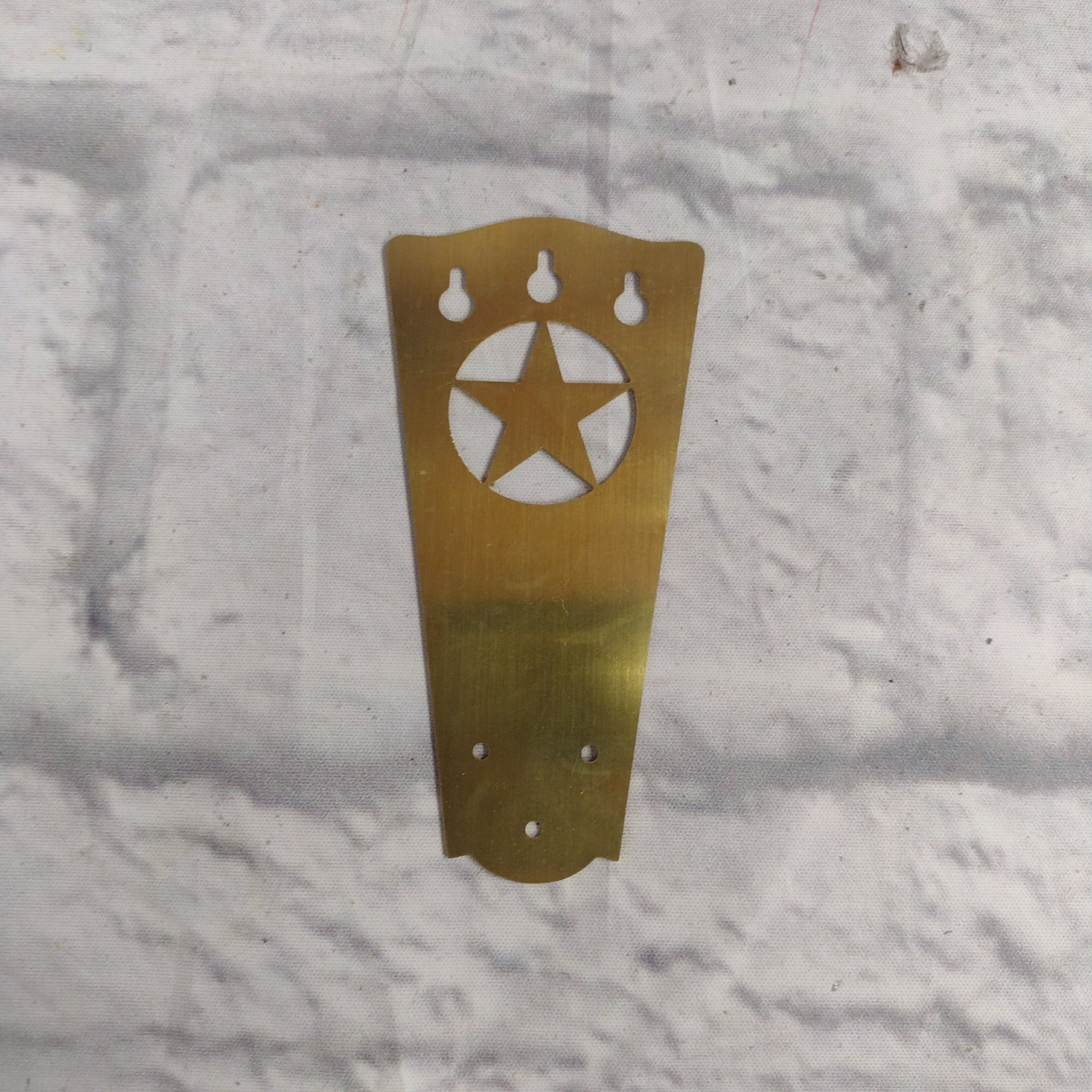 CB Gitty Cigar Box Guitar Brass Tailpiece