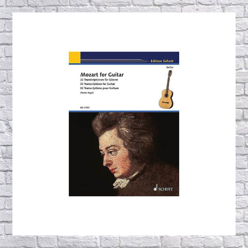 Schott Mozart for Guitar (32 Transcriptions for Guitar) Guitar Series Softcover
