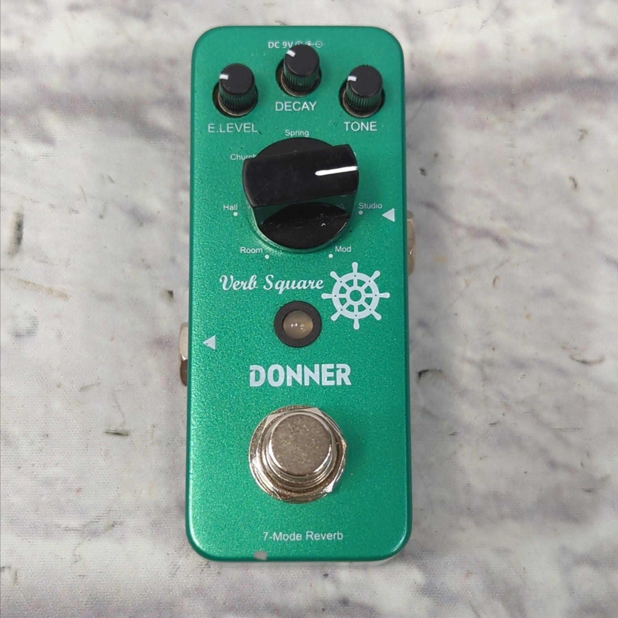 donner reverb guitar pedal Donner Verb Square Mini Reverb Pedal
