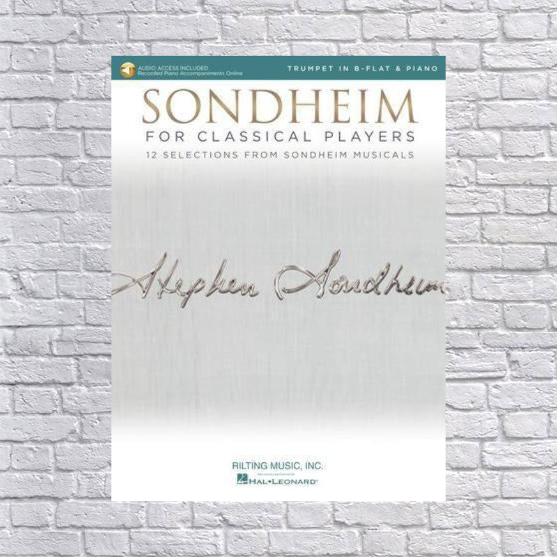 Hal Leonard Sondheim-Trumpet and Piano -Book + Audio Online