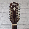 Washburn WD10S12 Dreadnaught 12 String Acoustic Guitar Natural
