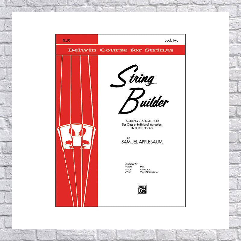 Alfred String Builder Cello Book II