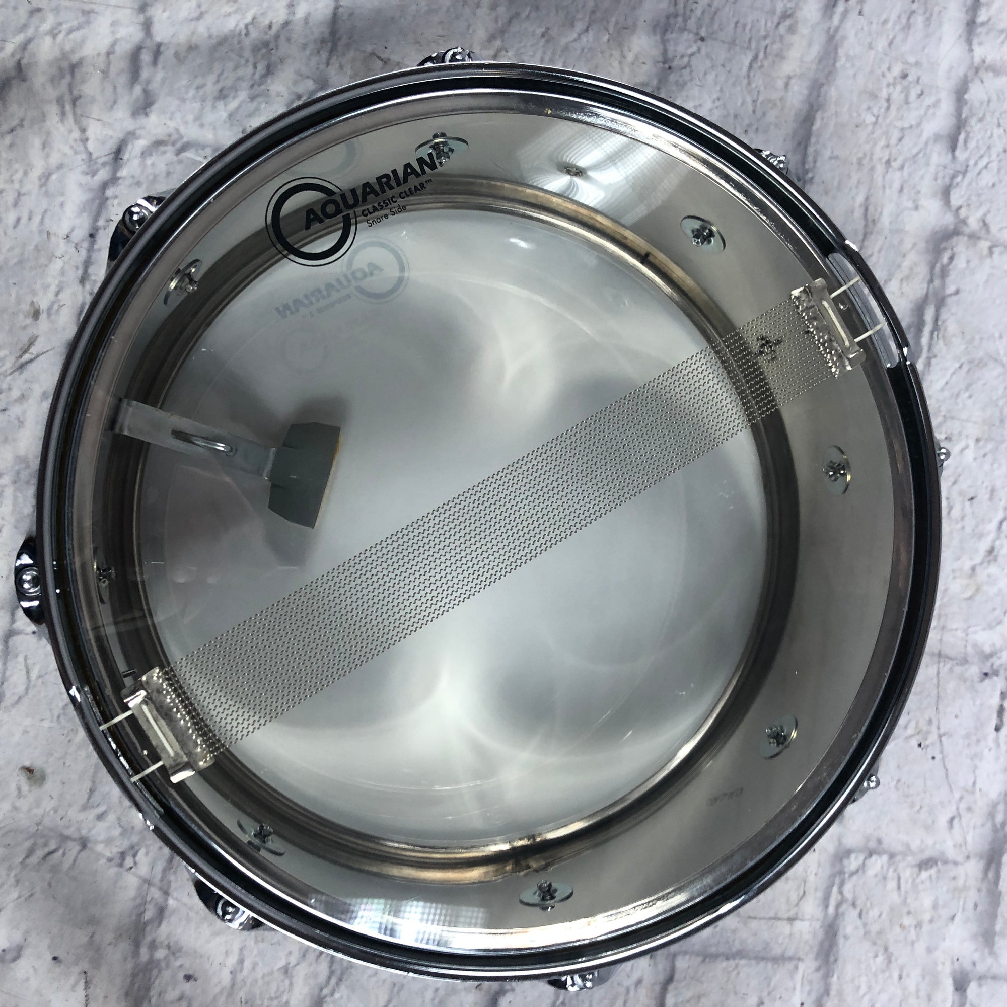 Vintage 1980s Premier 14 APK  Chrome Over Aluminum Snare Drum