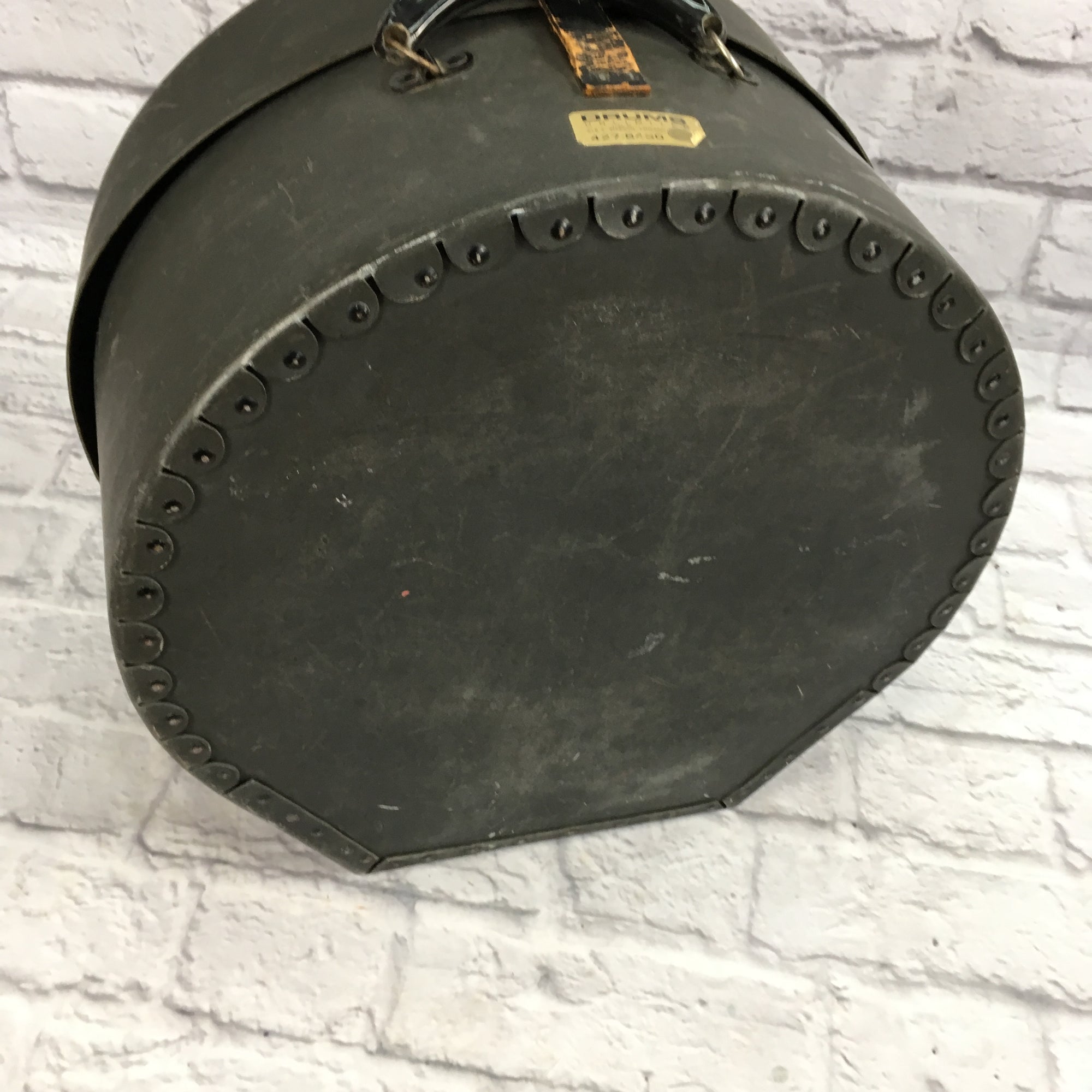 Vintage Ludwig 14in Fibre Snare Drum Case  Yellow Logo