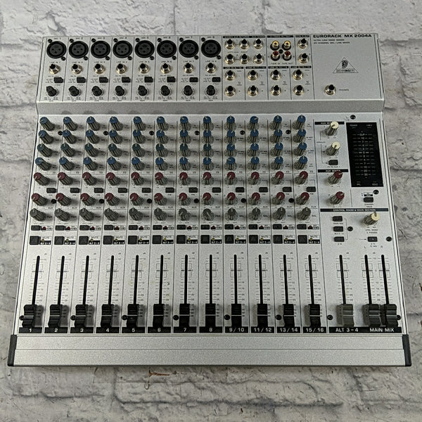Behringer MX2004A 20 Channel Mixer with Rack Ears Evolution Music