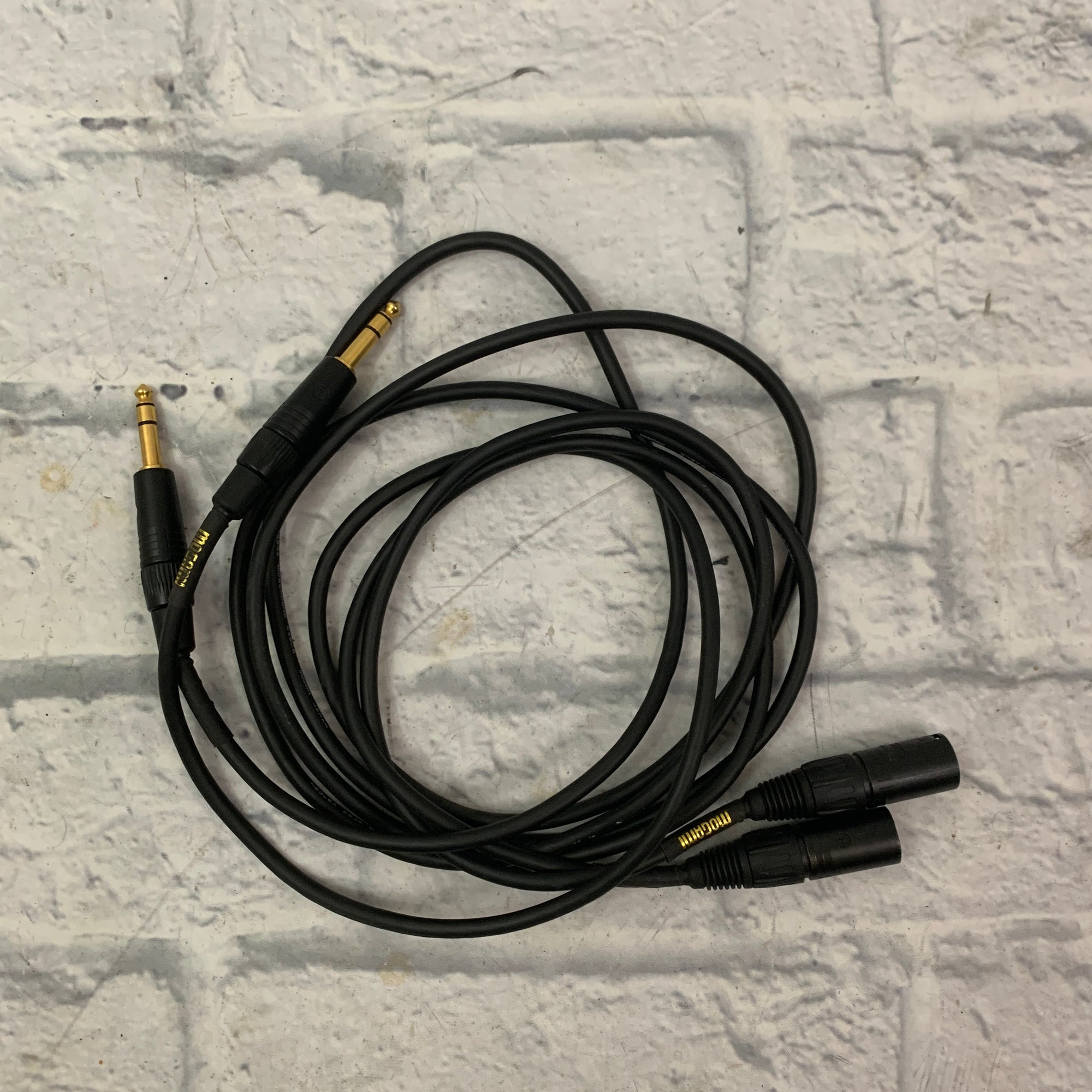Mogami Neglex TRS to XLR Gold Tip 6ft (Pair)
