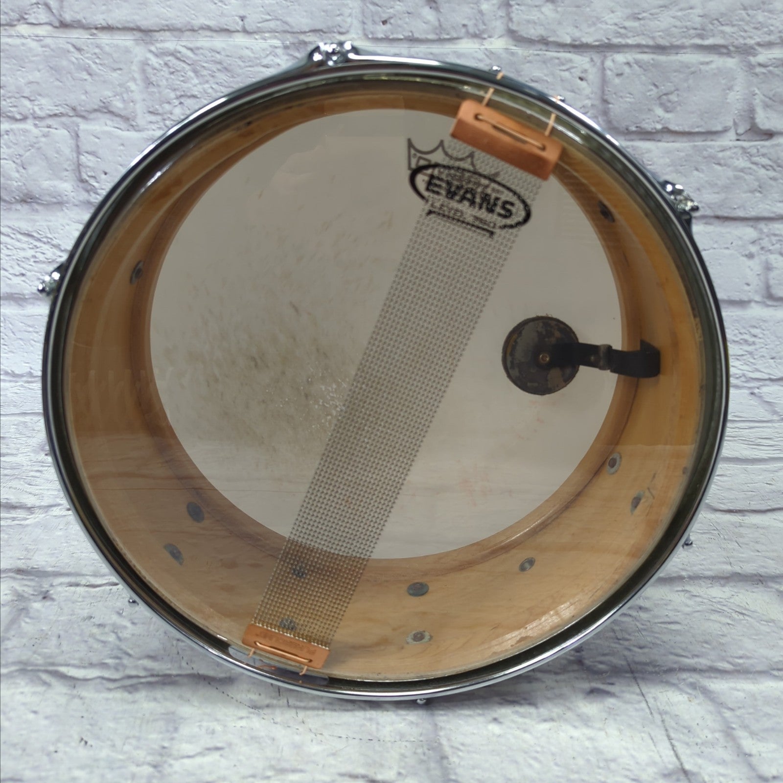 Ludwig B/O Blue Olive No. 491 Pioneer 5x14" 6-Lug Snare Drum - Silver Sparkle