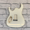 Unknown Ibanez Style HSH Electric Guitar Body White