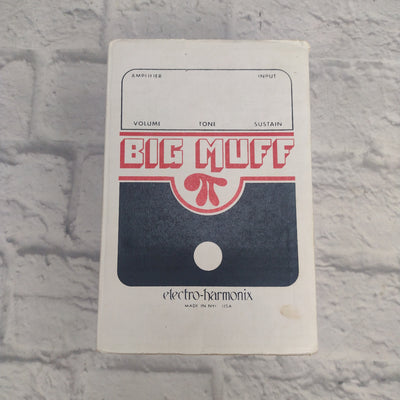 Electro Harmonix Big Muff Pi Fuzz Pedal