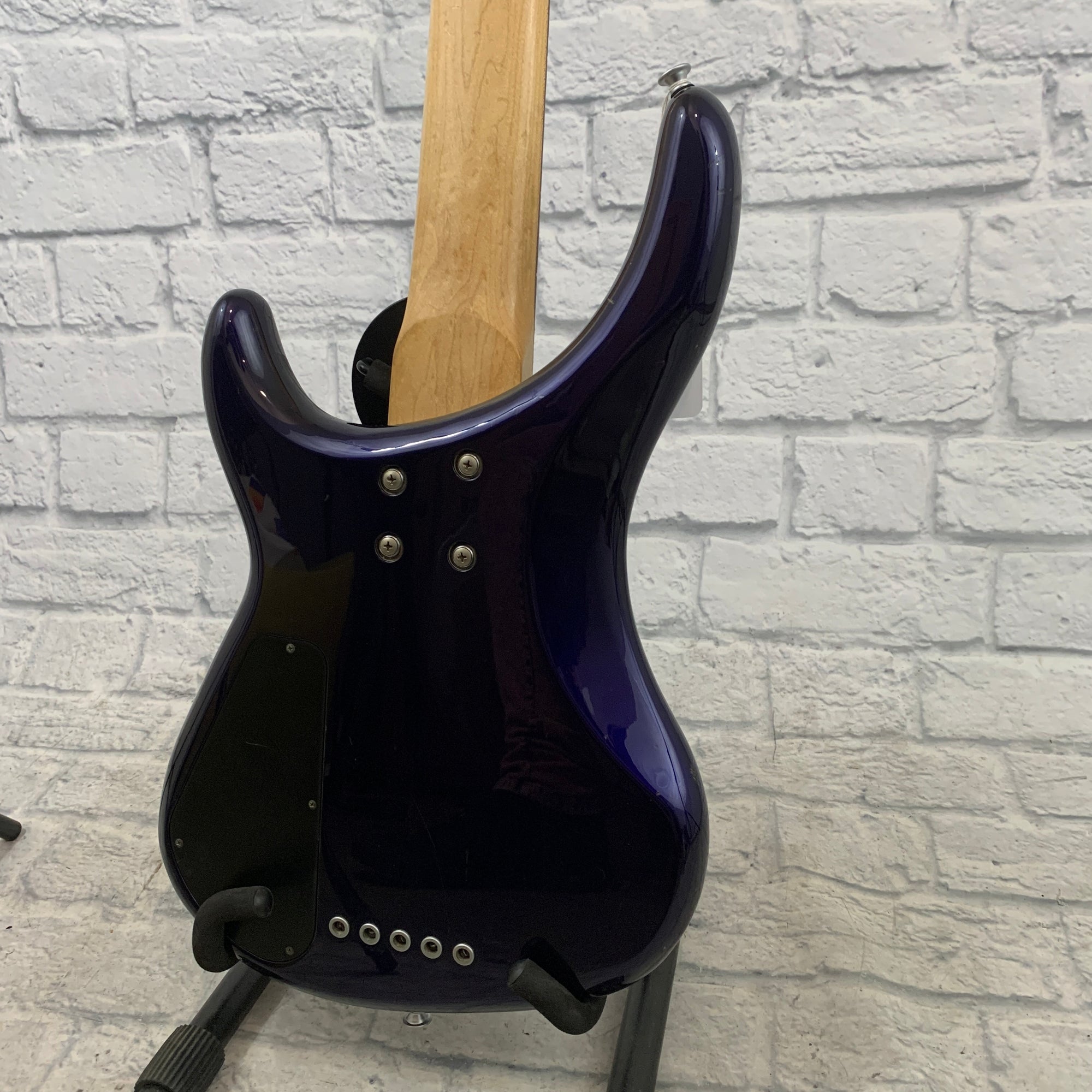 Jackson Professional 5 String Bass Guitar Blue Active Pickups