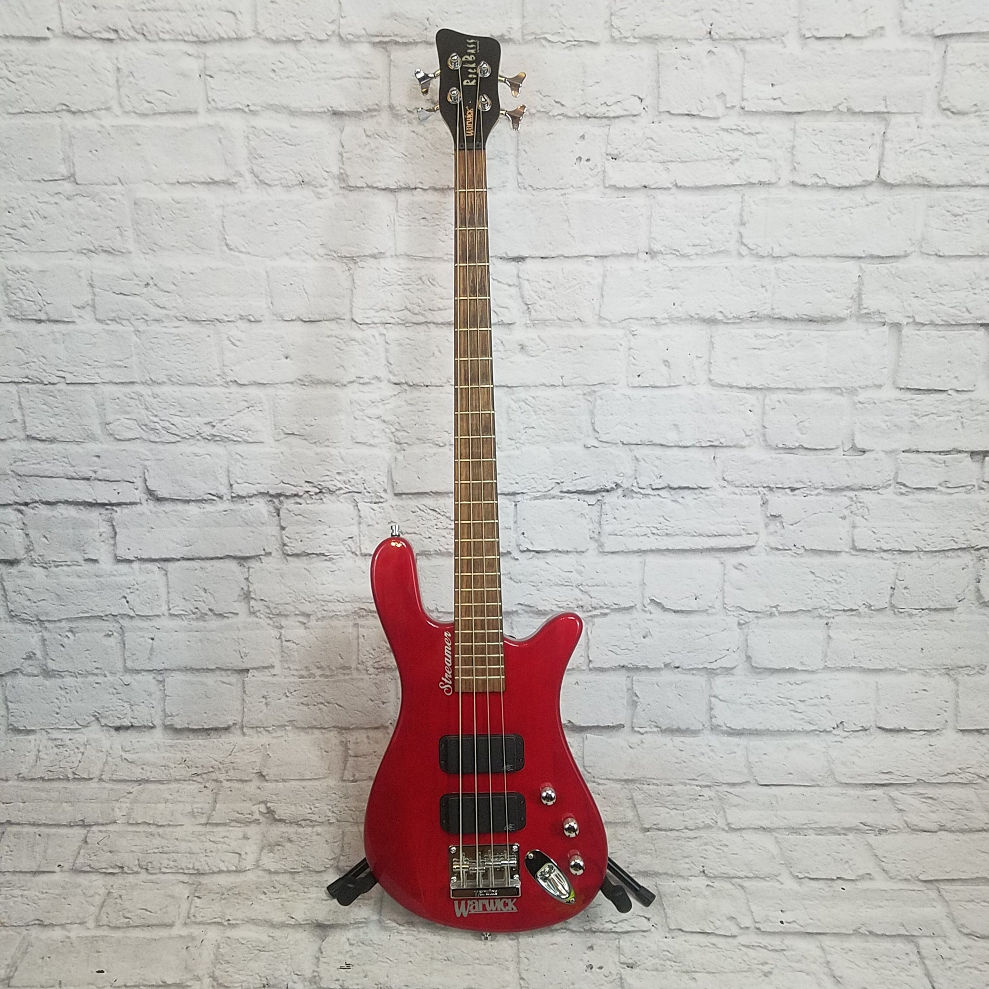 【10167】 WARWICK Rockbass streamer 4 red Warwick RB Streamer Std 4 Burg – Motor City Guitar