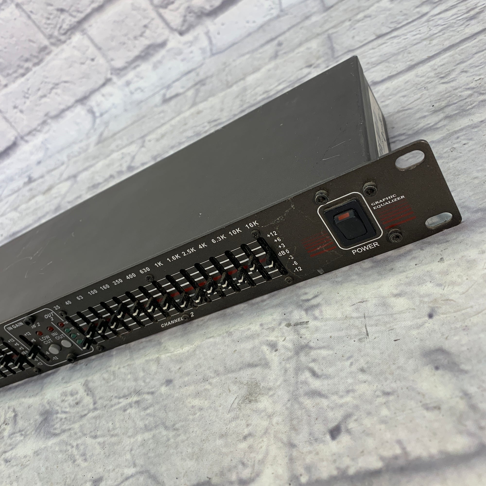 DOD SR 430 Qx Stereo Dual 15 band EQ Equalizer Rackmount XLR