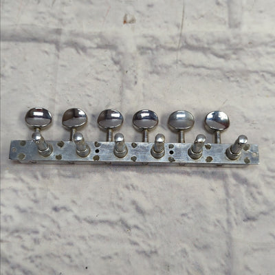 Vintage Grover 6 In-Line Guitar Tuners Tuning Keys Machines 1960s - 1970s Rare