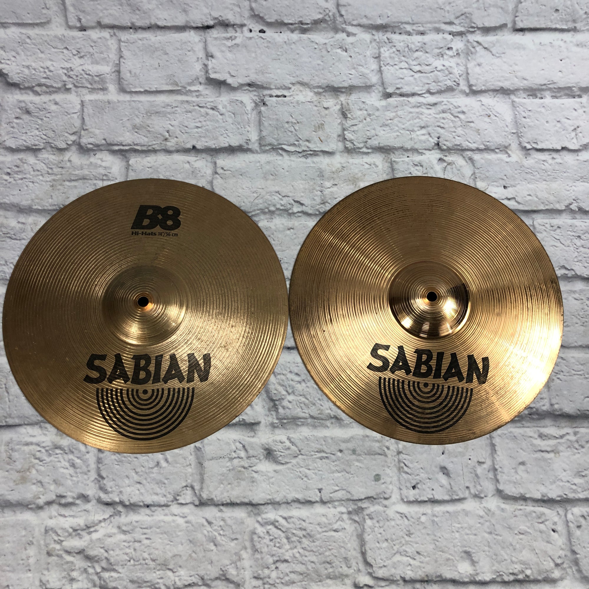 Sabian 14in B8 Hi Hat Cymbal Pair
