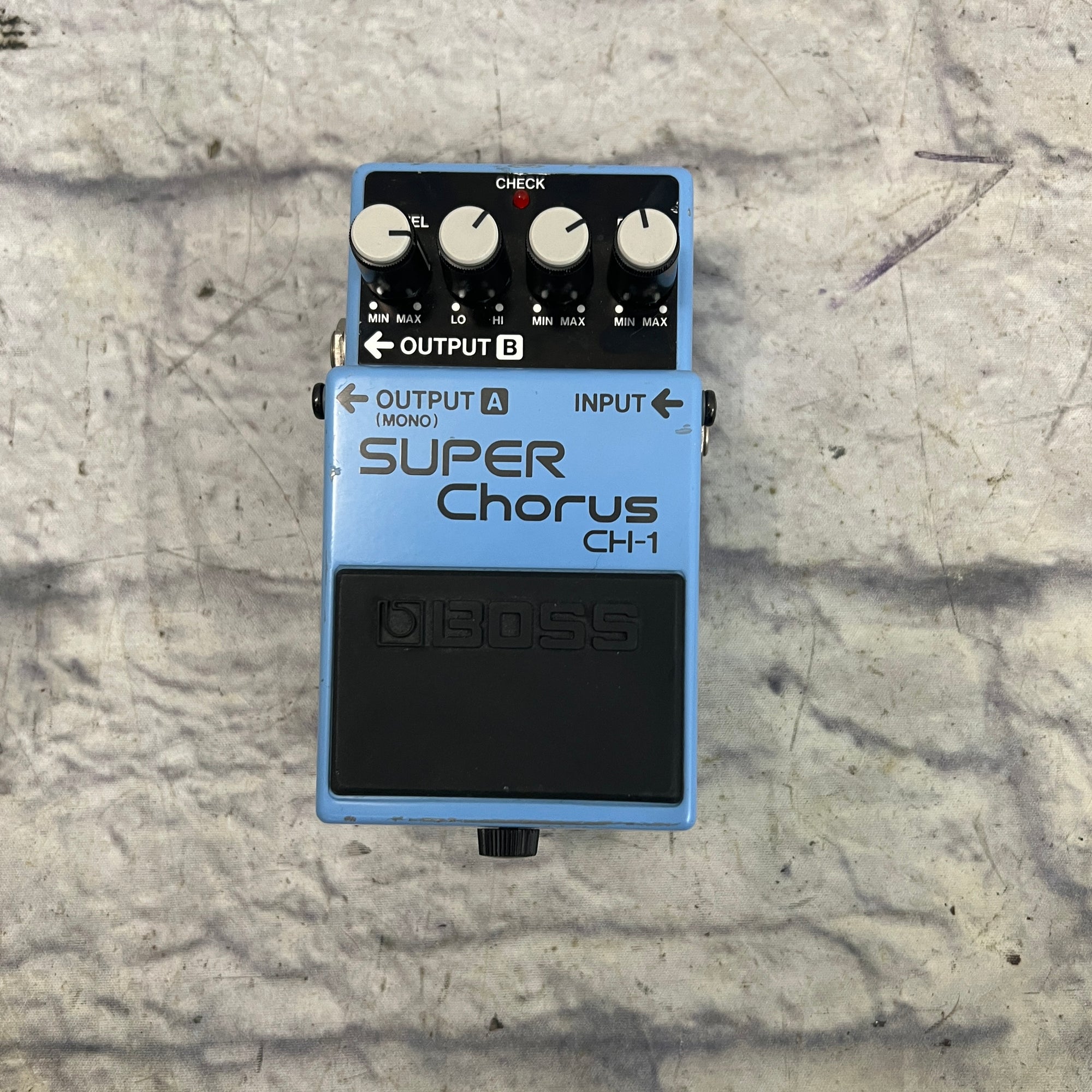 boss super chorus pedal Boss CH-1 Super Chorus (Pink Label) Chorus Pedal