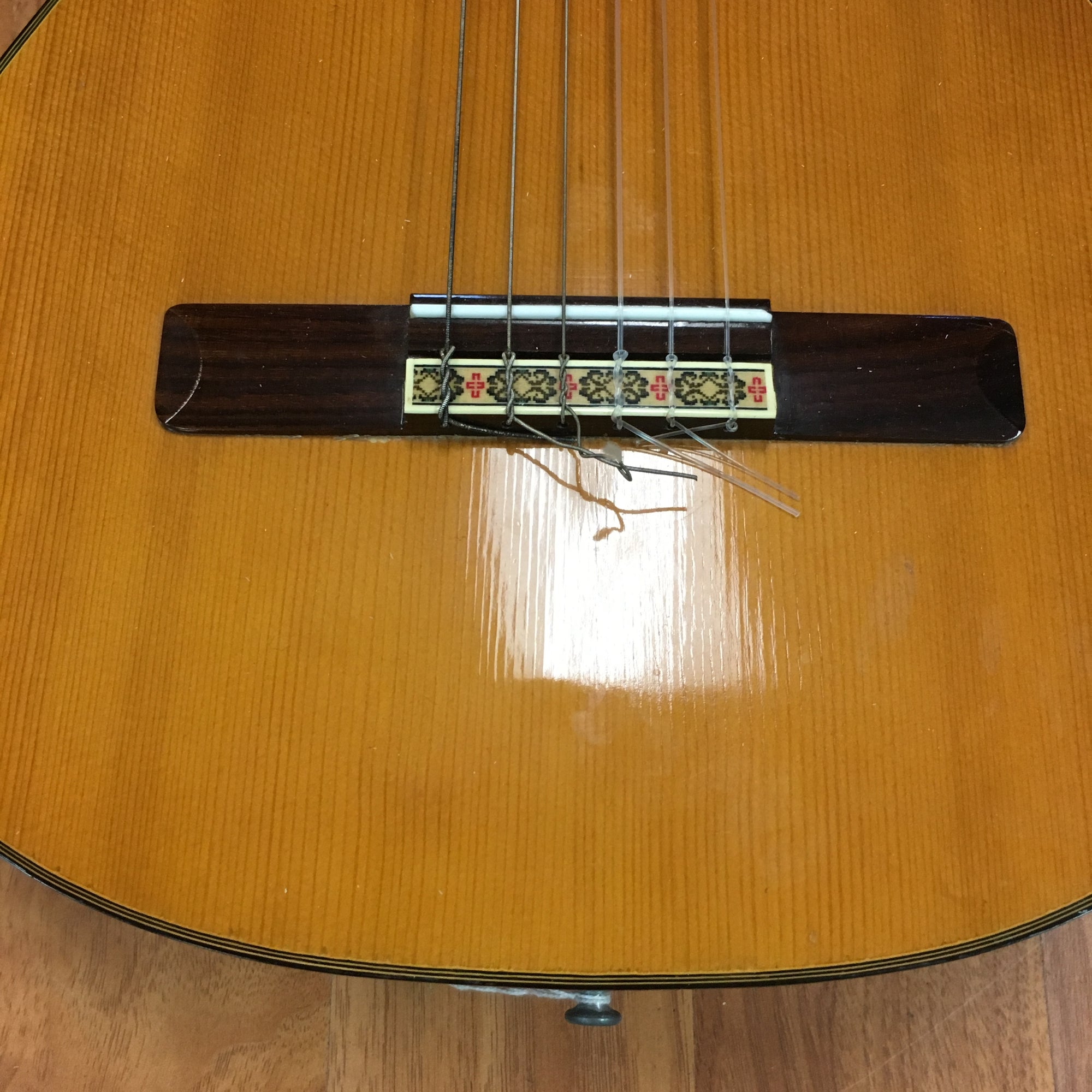 Vintage Aquarius Model 881 Requinto Classical Guitar